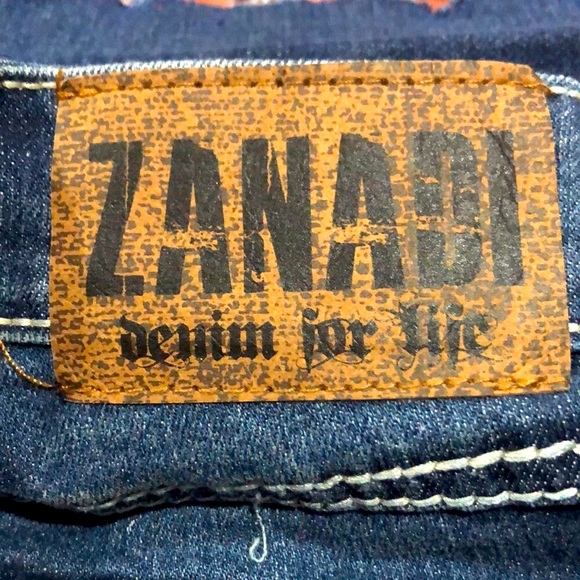 ZANADI women’s embellished flared boot cut jeans dstk wash size 10 NWOT - Picture 9 of 9